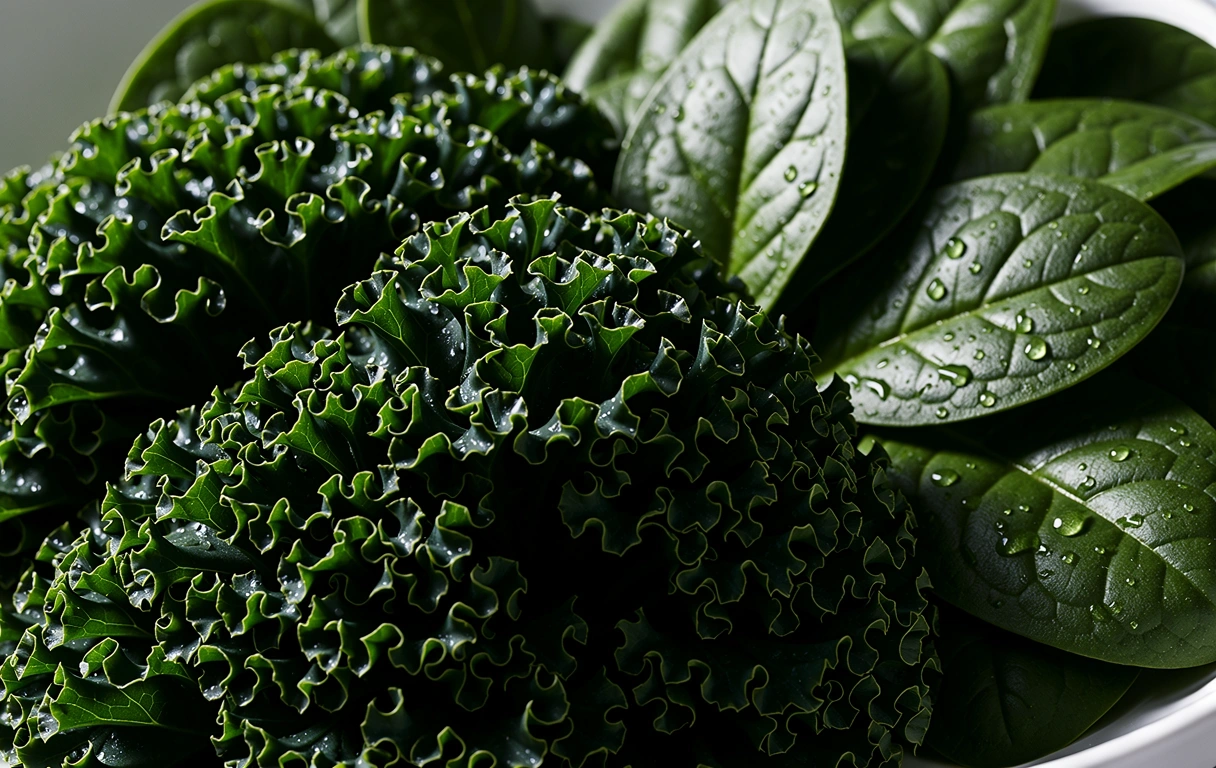 Listová zelenina detail